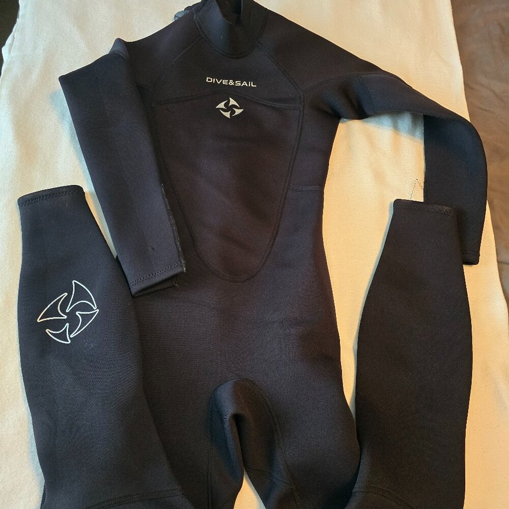 Dive & Sail Black Thermal 3MM Womens Wet Suit Long Sleeve & Full Leg Coverage